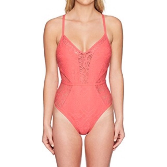 kenneth cole crochet swimsuit